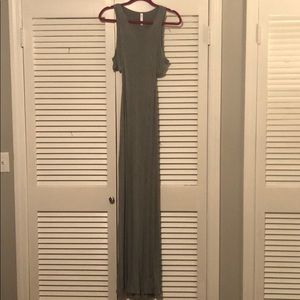 Gray Maxi Dress